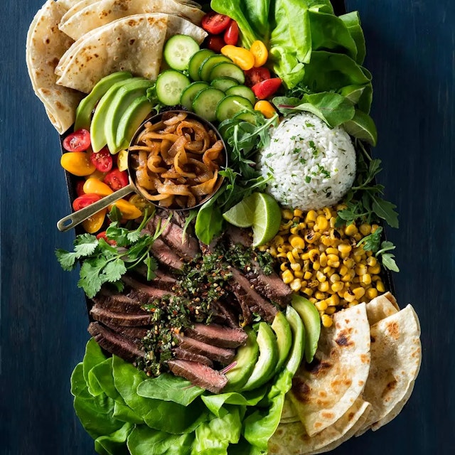 Chimichurri Steak Salad Platter