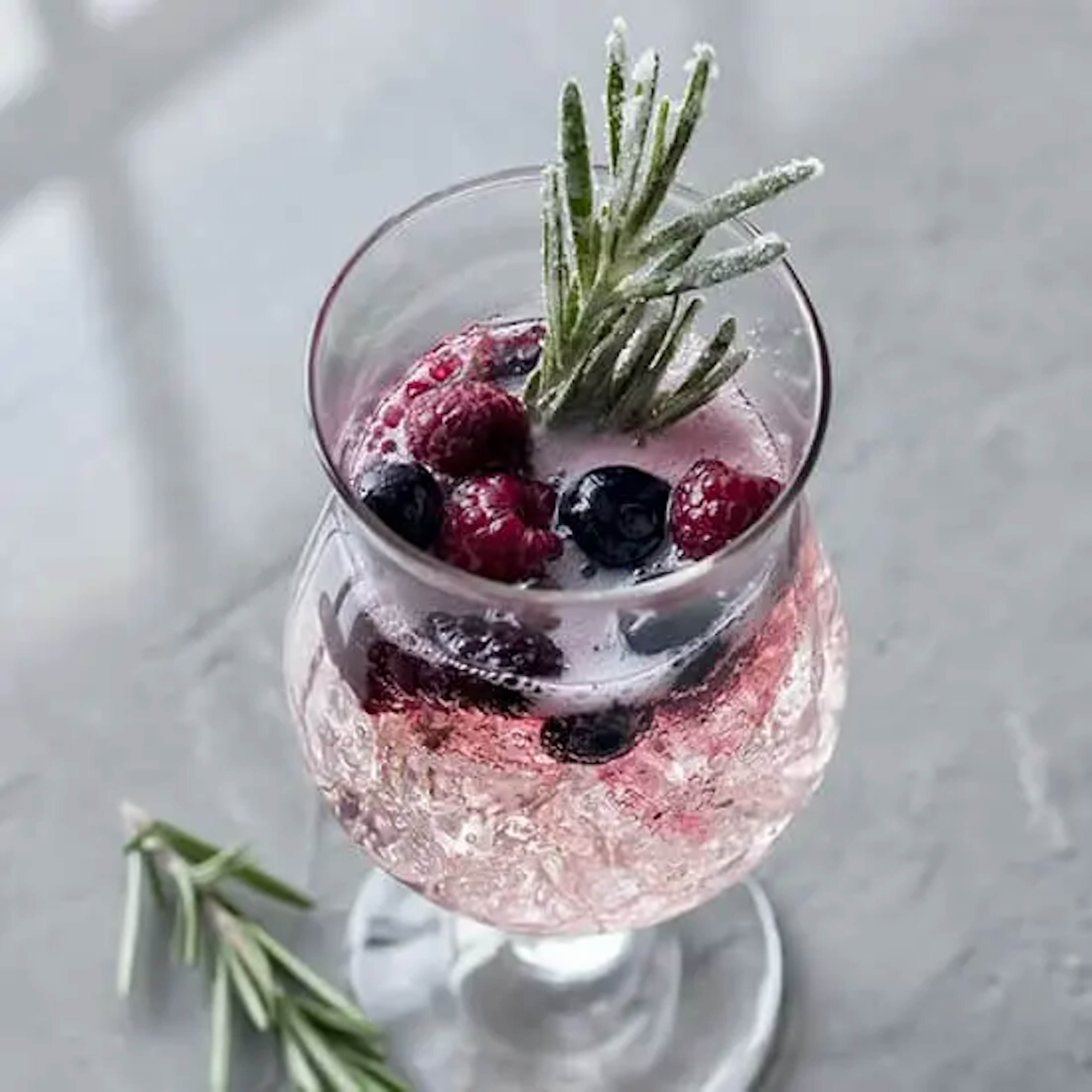 Sparkling Rosemary Berry Sangria