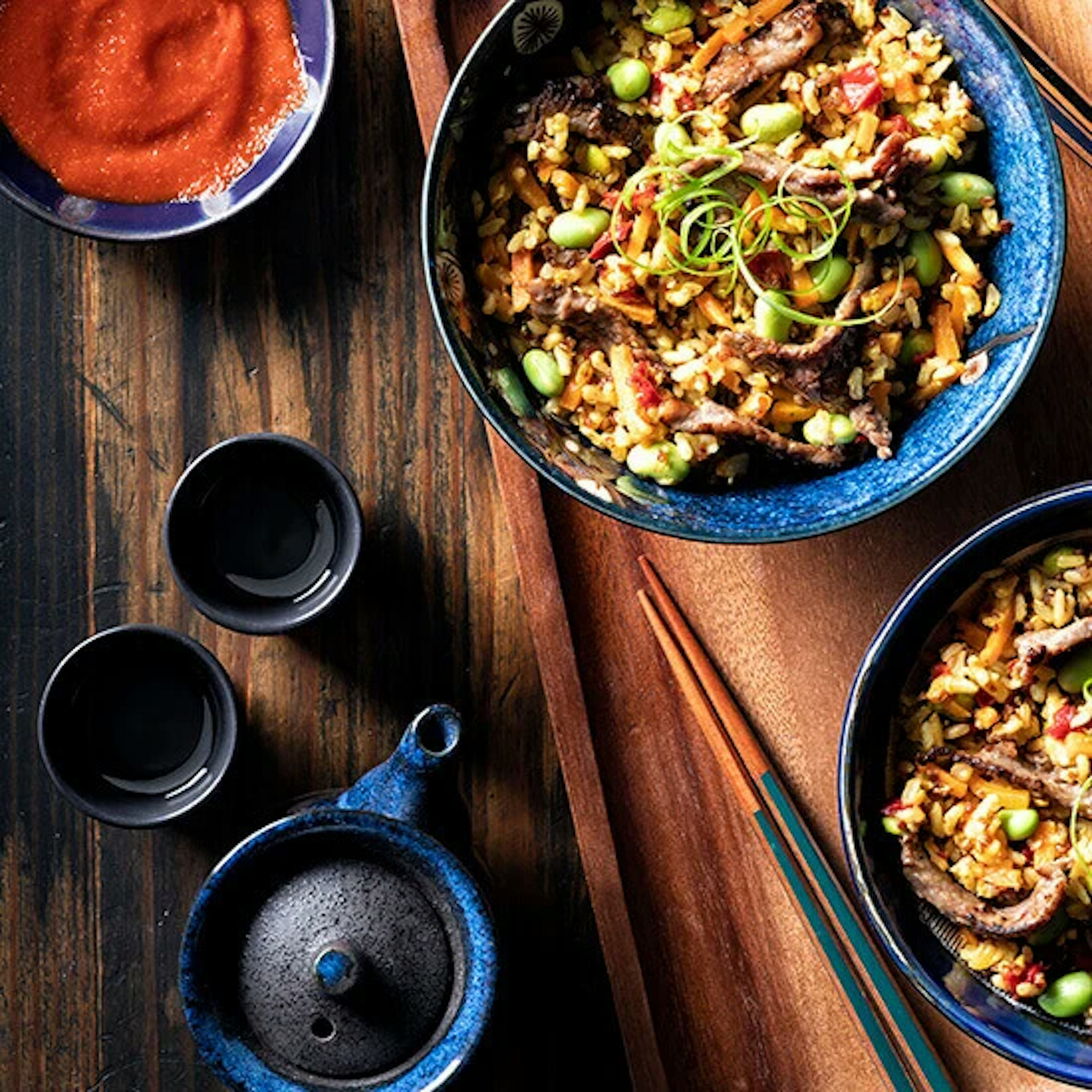 Asian Beef Bowl with Quinoa Stir Fry