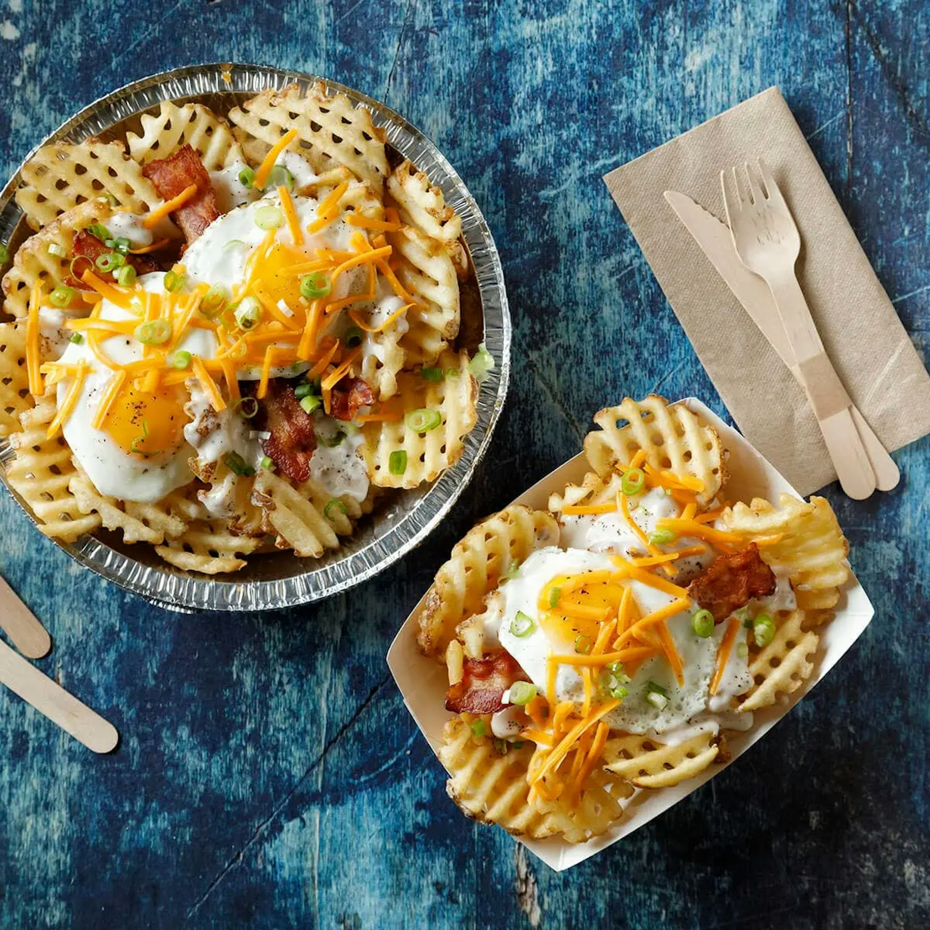 Southern Breakfast Poutine Recipe Card