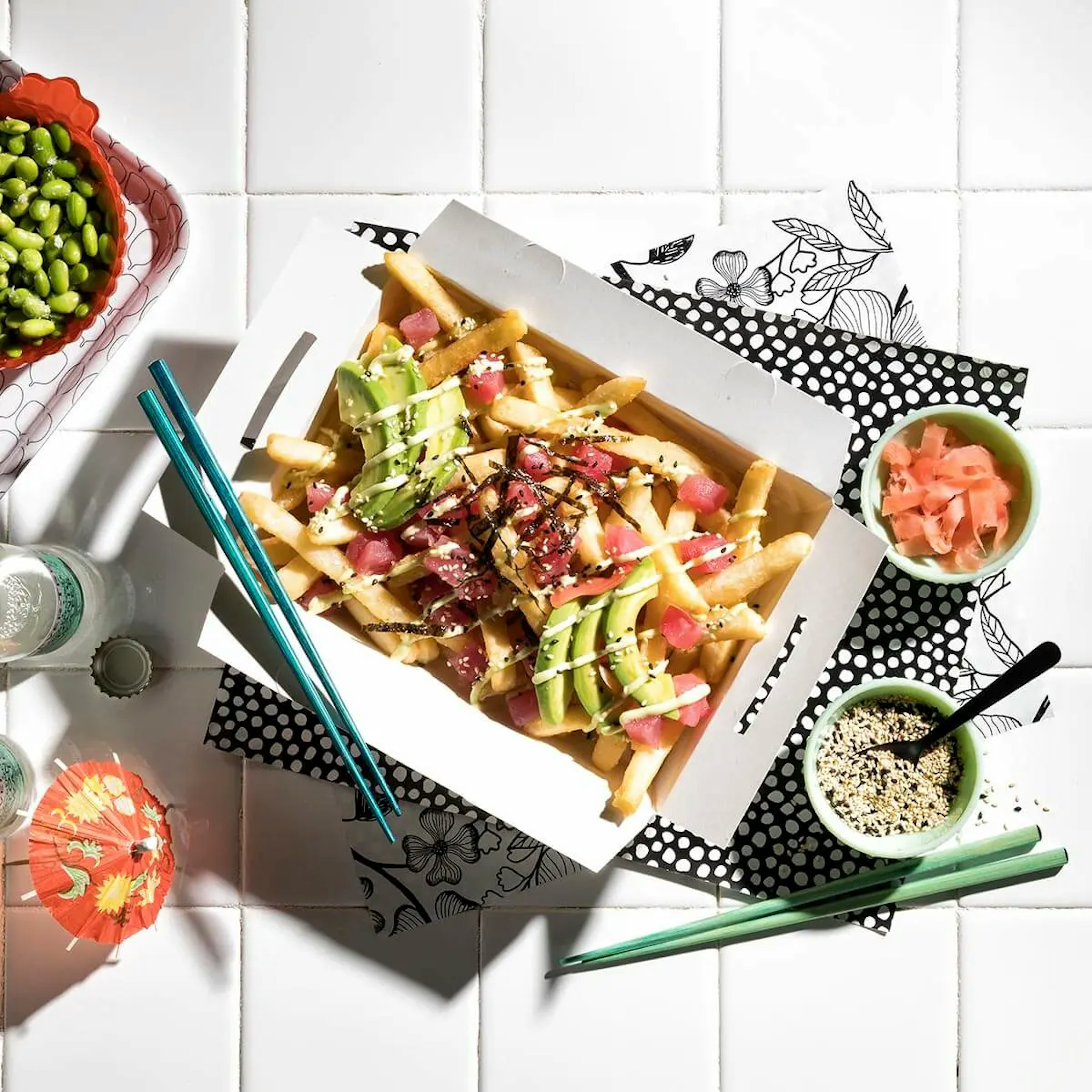 Sushi Fries Recipe Card