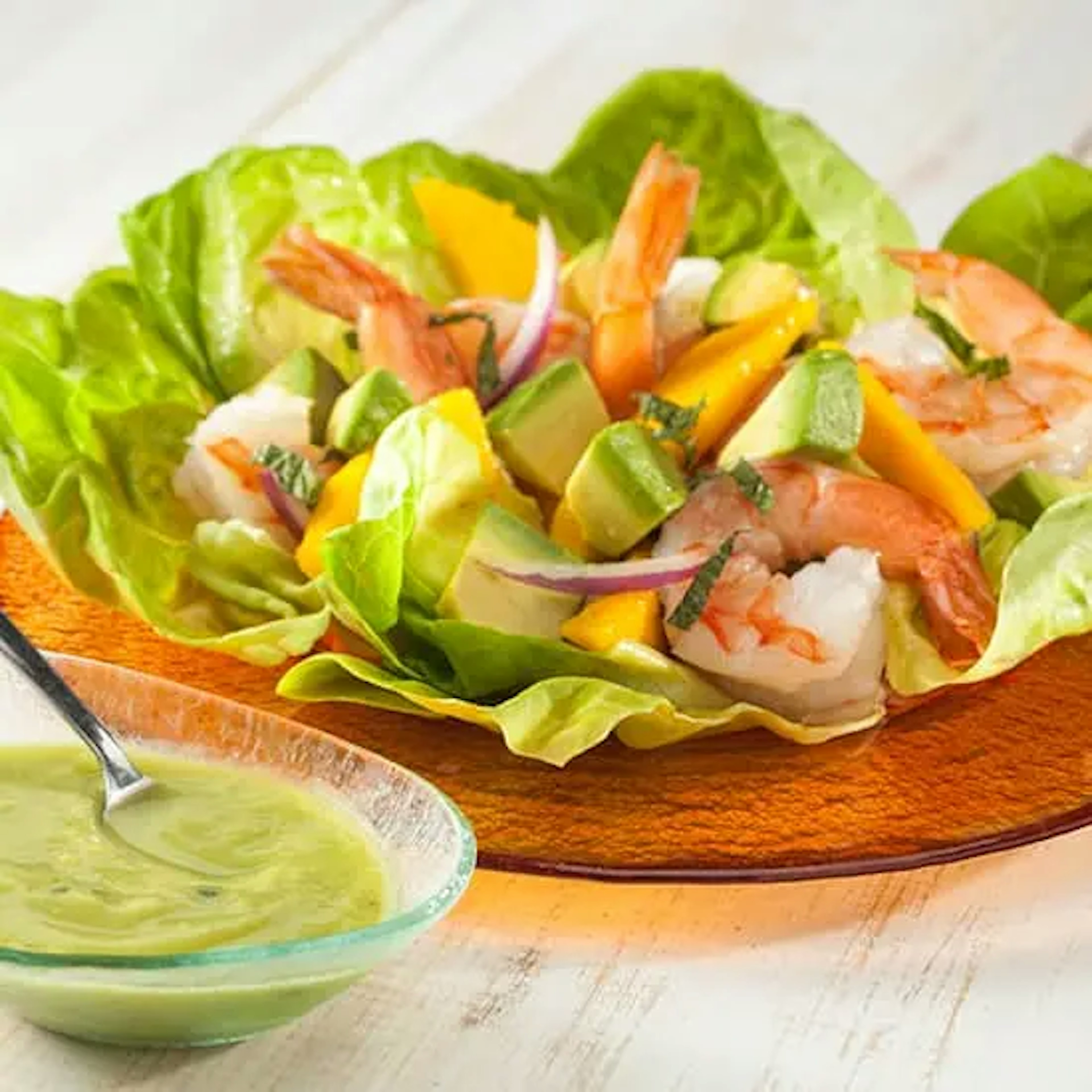 Mango Shrimp Avocado Salad