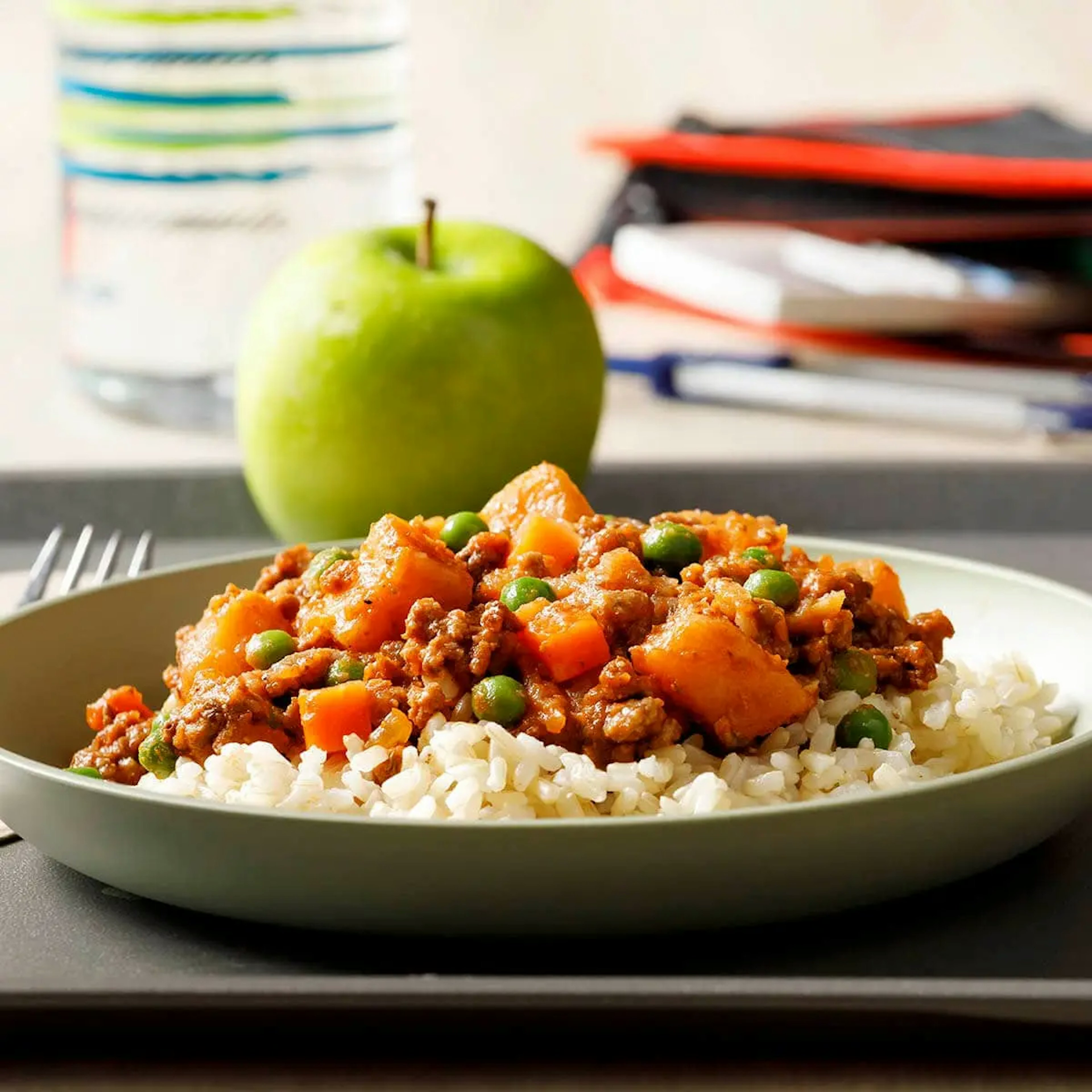 Beef Picadillo Fiesta Rice Bowl Recipe Card