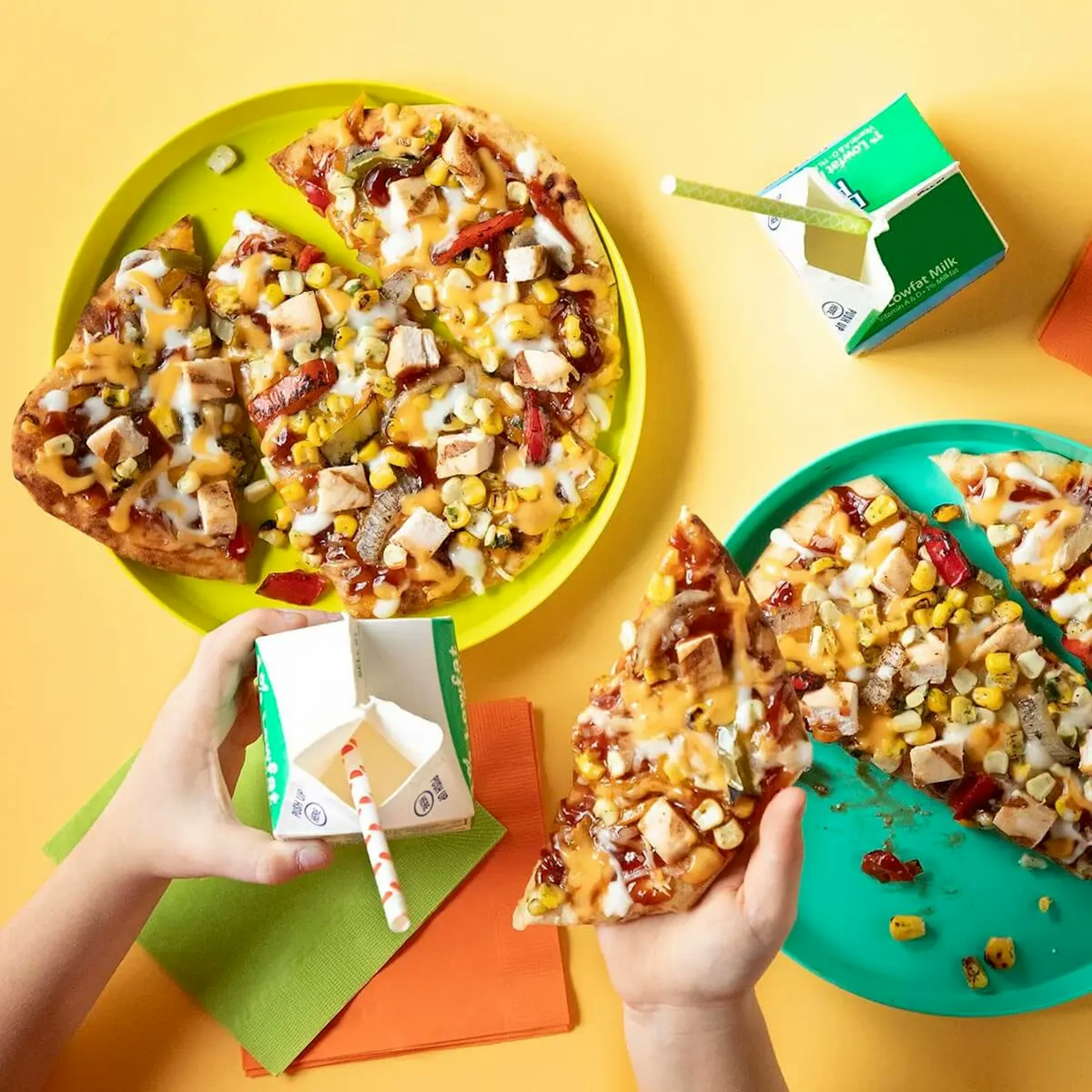 Southwest BBQ Chicken Pizza Recipe Card